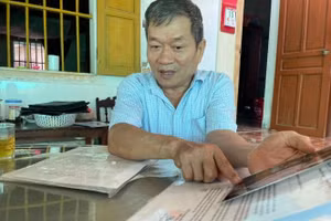 Cựu chiến binh Nguyễn Như Trinh (xã Cẩm Hưng, huyện Cẩm Xuyên, Hà Tĩnh).