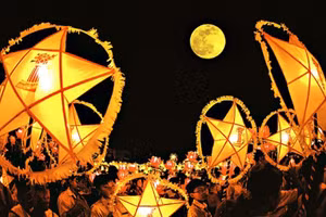 Đêm Rằm Trung thu. Ảnh minh họa.