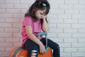 Trẻ sẽ tổn thương sau khi bị cha mẹ đánh. Ảnh minh họa. 