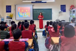 Đội ngũ GV đã ứng dụng CNTT vào dạy học hiệu quả sau những trải nghiệm dạy học trực tuyến. Ảnh: NTCC