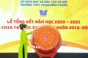 Các nhà trường đang gấp rút hoàn thành công việc để kết thúc năm học 2020 - 2021. Ảnh tư liệu: Hoàng Sơn