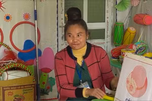 Điểm trường nơi cô Hải đang phụ trách được biết đến là nơi “Mặt trời không rọi tới”.