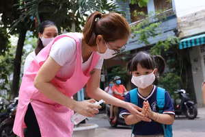 Bảo đảm mọi điều kiện an toàn cho học sinh tới trường. Ảnh minh họa