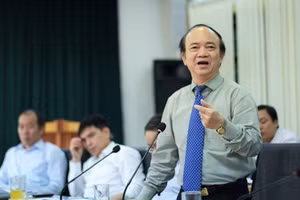 PGS.TS Cao Văn Sâm - nguyên Phó Tổng cục trưởng Thường trực Tổng cục GDNN, cố vấn cao cấp Viện Đào tạo và Phát triển nhân lực.