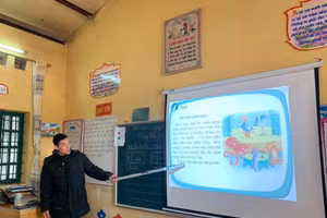 Thiết bị dạy học góp phần quan trọng trong triển khai CTGDPT mới tại vùng khó. Ảnh: TG
