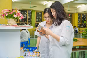 Học sinh Trường THPT Trí Đức (Hà Nội). Ảnh minh họa