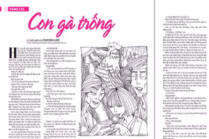 Truyện ngắn “Con gà trống” được in trên số 213 Báo GD&TĐ ra ngày 6/9/2021.