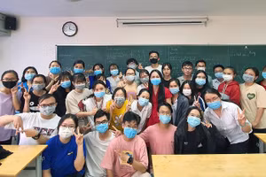 Một lớp Sư phạm Khoa học tự nhiên của Trường ĐH Sư phạm TPHCM.