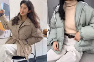 Cách diện áo phao đẹp mà không “nuốt dáng”