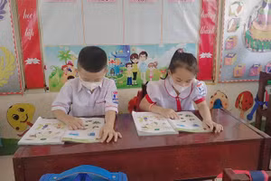 HS “học nhờ” được nhà trường, GV quan tâm, tạo điều kiện. Ảnh: NTCC