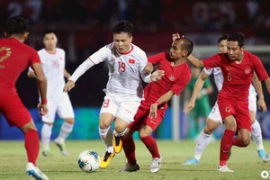 Trận lượt đi Indonesia 1 - 3 Việt Nam.
