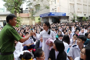 Học sinh Trường THPT Bùi Thị Xuân (TPHCM) trong một chuyên đề tuyên truyền về phòng, chống xâm hại. Ảnh minh họa: N.Hùng