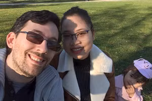 Gia đình chị Nghiêm Thị Hà – Kiến trúc sư, Việt kiều Pháp. Ảnh: NVCC.