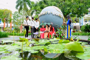 Sinh viên Trường ĐH Đồng Tháp. Ảnh: Website nhà trường