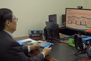 Các Tổng chủ biên, chủ biên SGK lớp 2 và 6 sẽ tham gia bồi dưỡng trực tuyến cho GV các địa phương. Ảnh: NXBGDVN