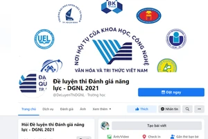 Fanpage mạo danh ĐHQG TPHCM để thu hút thí sinh. 