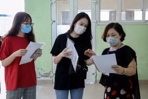 Công tác chuẩn bị cho kỳ thi tốt nghiệp an toàn được ngành Giáo dục và các địa phương rốt ráo thực hiện. Ảnh: Thế Đại