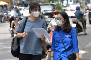 Thí sinh Hà Nội tự tin sau Kỳ thi. Ảnh minh họa: Thế Đại