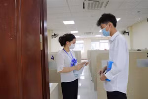 Thí sinh tham dự kỳ thi ĐGNL đợt 1 của ĐH Quốc gia Hà Nội. Ảnh: ĐH Quốc gia Hà Nội cung cấp