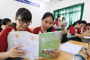 Giờ học Ngữ văn. Ảnh minh họa: IT