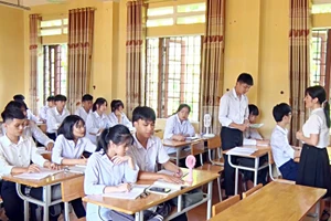 Kết quả học tập của mỗi học sinh được đúc kết qua cả một quá trình rèn luyện và được công nhận theo từng năm. Ảnh minh họa