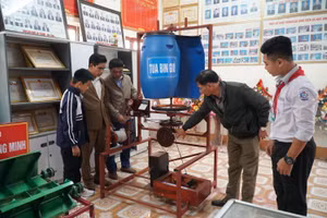 Trường THCS Diễn Hải là một trong những đơn vị đi đầu trong phong trào sáng tạo KHKT.