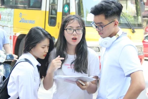 Thí sinh tham dự Kỳ thi THPT quốc gia 2019. Ảnh: TG