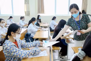 Bảo đảm an toàn tuyệt đối trong công tác in sao, chuyển đề thi đến tay thí sinh là công tác hết sức quan trọng. Ảnh minh họa