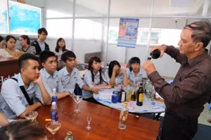 Nhiều HS chọn học nghề vì có thể tham gia thị trường lao động phổ thông ngay khi học xong. 