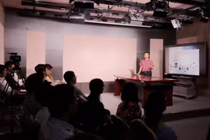 Đào tạo trực tuyến của Trường ĐH Mở Hà Nội. Ảnh: TG