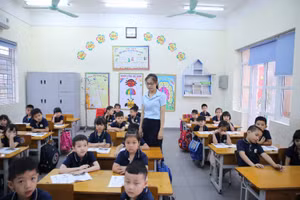 Trong giờ học tại Trường TH Gia Sàng, TP Thái Nguyên. Ảnh minh họa: Thế Đại