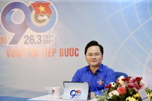 Ông Nguyễn Anh Tuấn - Ủy viên Trung ương Đảng, Bí thư thứ nhất Trung ương Đoàn, Chủ tịch Hội LHTN Việt Nam.