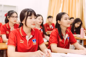 Học sinh Trường THCS-THPT Đào Duy Anh, TPHCM trong giờ học. Ảnh minh họa