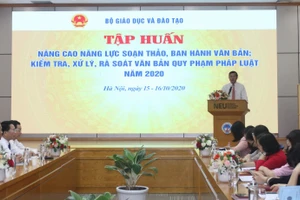 Quang cảnh lớp tập huấn