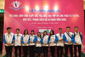 Các đại biểu dự lễ tuyên dương