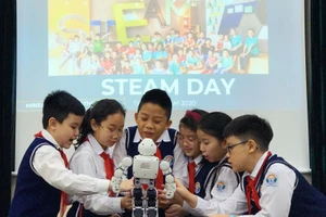 Tuần lễ STEAM DAY được tổ chức tại Trường Tiểu học Trần Quốc Toản.