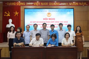 Hội nghị ký kết kế hoạch phối hợp công tác