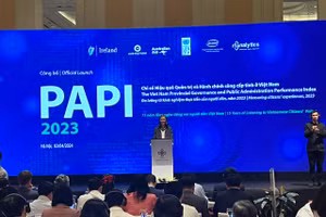 Bà Ramla Khadili, Trưởng đại diện UNDP tại Việt Nam phát biểu tại sự kiện (Ảnh: Anh Tuấn).