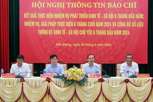 Ông Mai Sơn, Phó Chủ tịch Thường trực UBND tỉnh Bắc Giang chủ trì hội nghị.