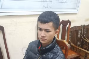 Ngô Văn Linh tại cơ quan Công an.