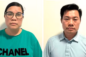 Đối tượng Nguyễn Thị Khuyên và Văn Đình Toàn.