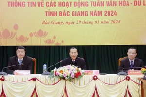 Quang cảnh buổi thông tin báo chí. (Ảnh: BBG)