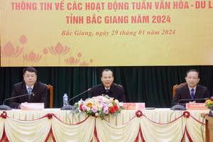 Quang cảnh buổi thông tin báo chí. (Ảnh: BBG)