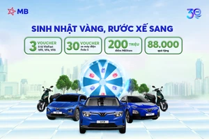 MB triển khai chương trình gửi tiền 'Sinh nhật vàng – Rước xế sang'