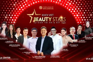 Ban tổ chức và các khách mời tại chương trình “Khôi Việt Beauty Stars – Tri ân và kết nối”