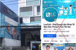 Cơ sở kinh doanh dịch vụ tắm hơi, massage, cắt tóc, gội đầu,… ngang nhiên “lấn sân” sang lĩnh vực y tế. (Ảnh: Sở Y tế TPHCM)