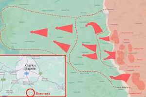 15 nghìn quân Nga chuẩn bị đánh vòng từ Lugansk sang Kharkov