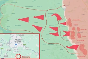 15 nghìn quân Nga chuẩn bị đánh vòng từ Lugansk sang Kharkov