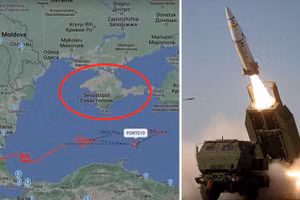 Ukraine giấu tên lửa ATACMS trên tàu hàng để tấn công Crimea