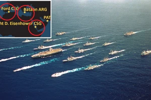 Tàu sân bay CVN-69 tới Biển Đỏ, Mỹ chuẩn bị không kích Houthi Yemen?